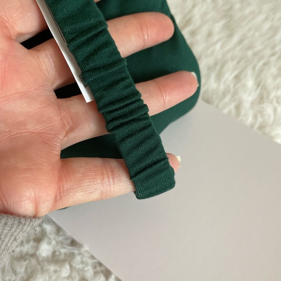 AUDEN QUILTED JERSY EYE MASK ONE SIZE GREEN NEW - Picture 6 of 8